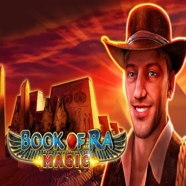 Book of Ra Magic logo by Greentube at PlayMojo Casino