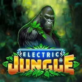 Electric Jungle online game logo by Atomic Slot Lab on playmojo.eu