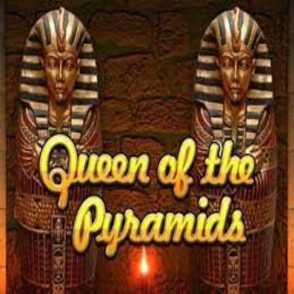 Official Slots logo: Queen of the Pyramids by Playtech at PlayMojo Casino