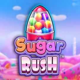 Sugar Rush game by Pragmatic Play – logo hosted on PlayMojo Casino